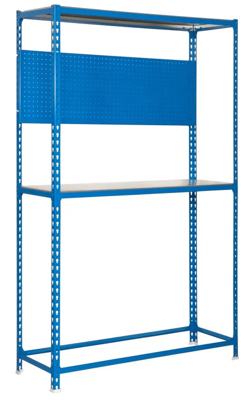 Estanteria simonracing megaplus azul con cajon 200x120x40cm