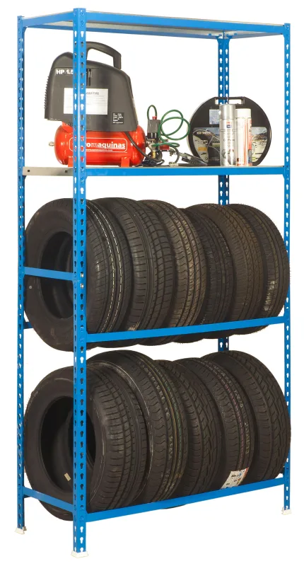 Estanteria simongarage plus azul 200x100x40cm