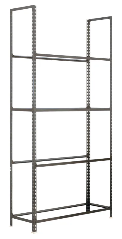 Estanteria autoclick plus gris 200x100x30cm