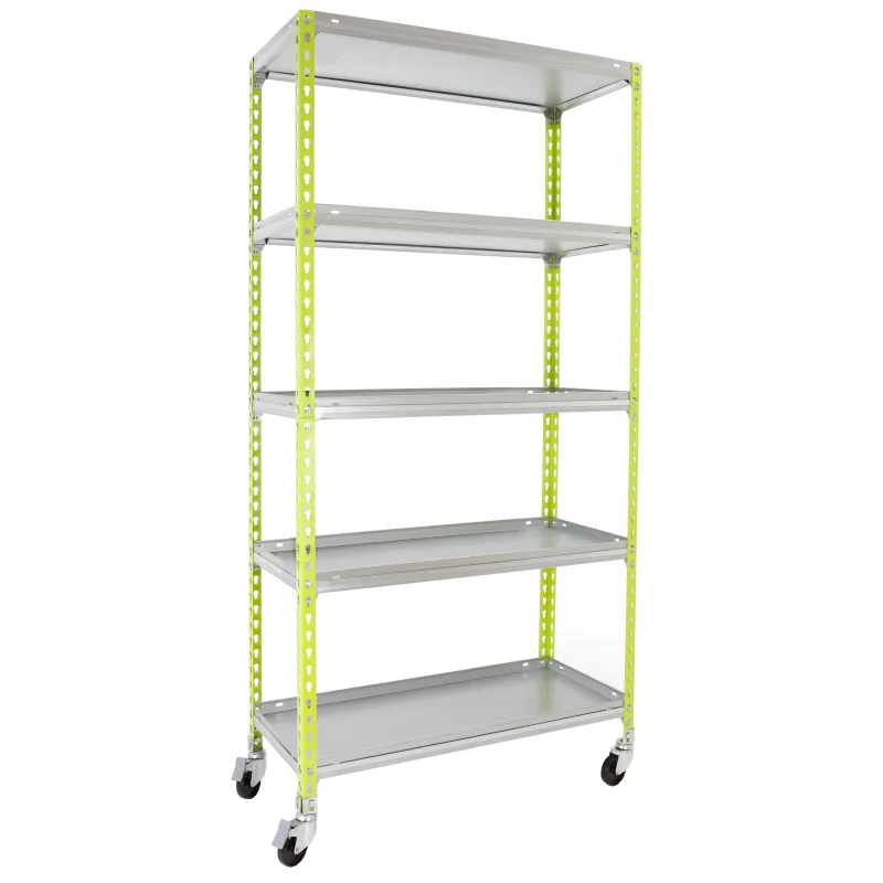 Estanteria sin tornillos simongarden verde movil 180x90x30