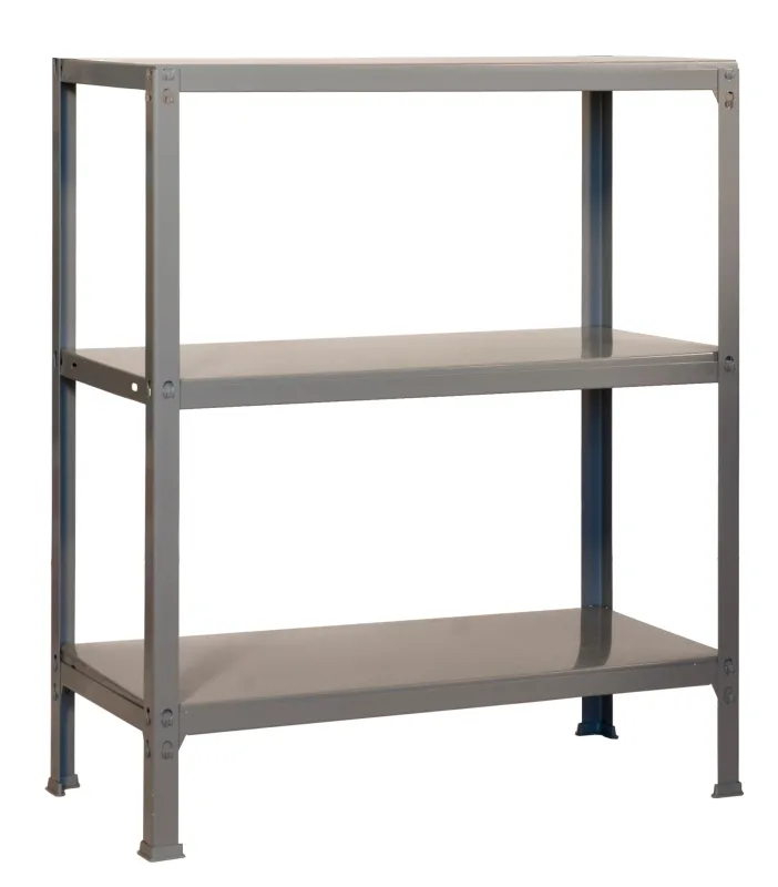 Estantería sin tornillos fileclick plus gris 90x100x36