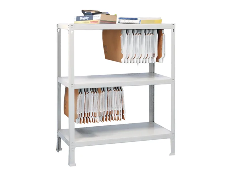 Estantería sin tornillos fileclick plus blanca 90x100x36