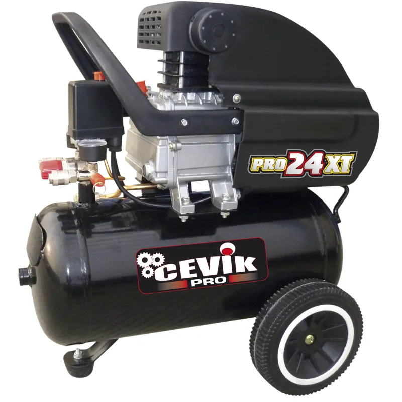 Compresor cevik pro monoblock portátil de 2 cv y 24l de depósito