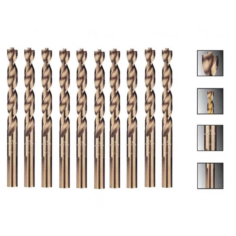 Dewalt dt5558-qz - broca para metal extreme 2 embalaje industrial 10.5x133mm (10 ud)