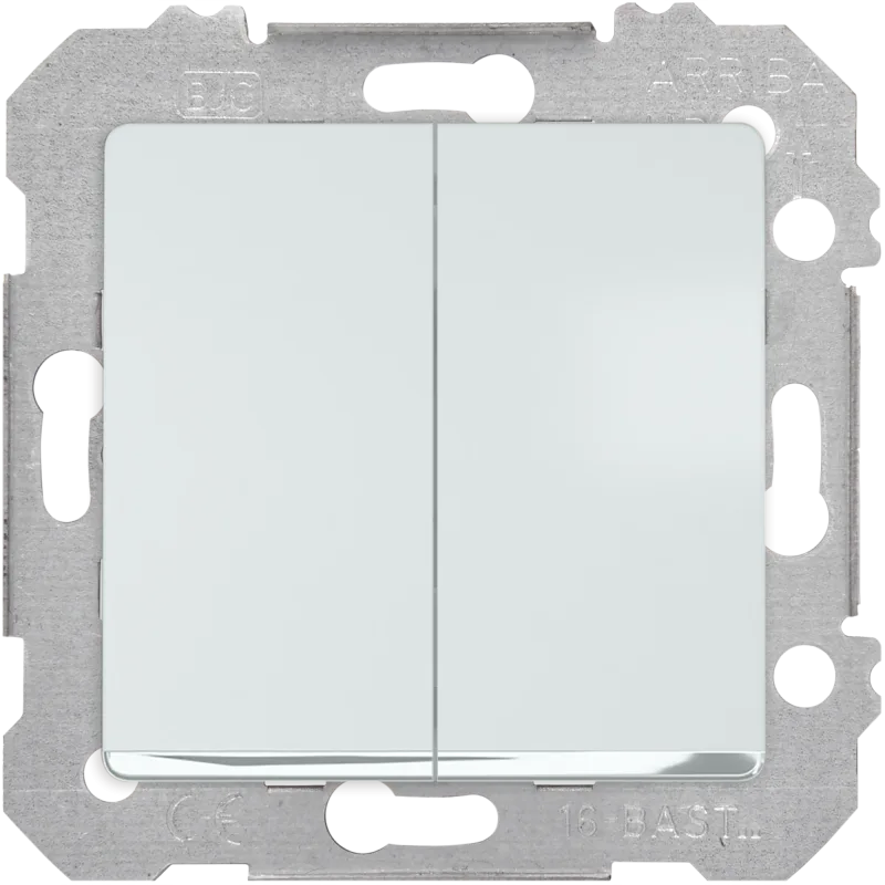 Conmutador doble siemens mega blanco