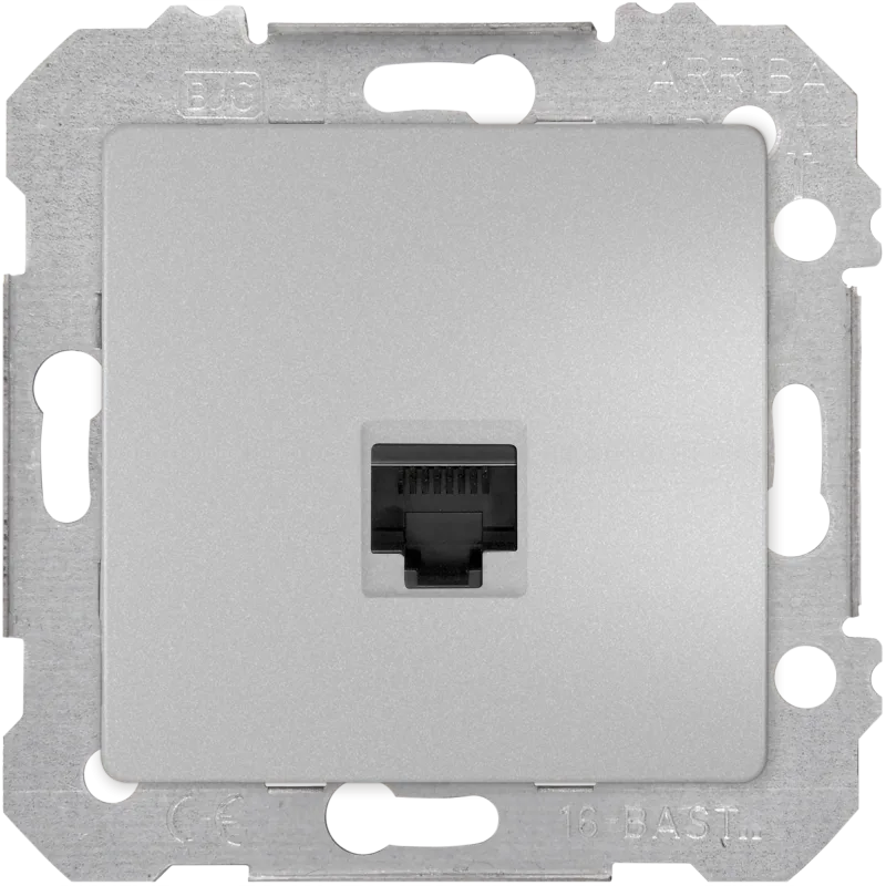 Toma de red rj45 siemens mega aluminio