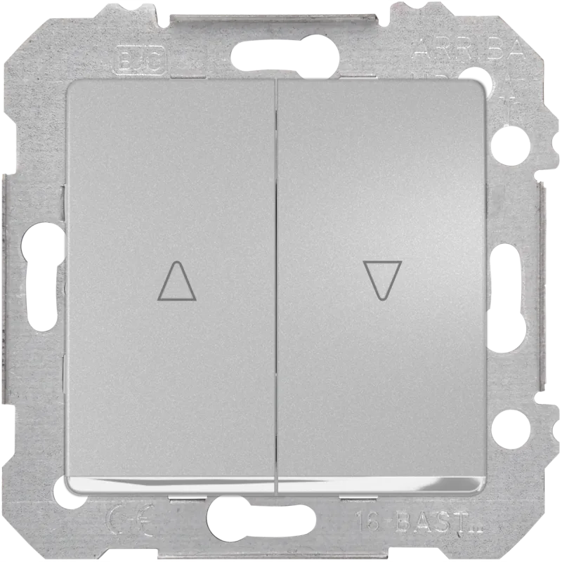 Interruptor doble para persianas siemens mega aluminio