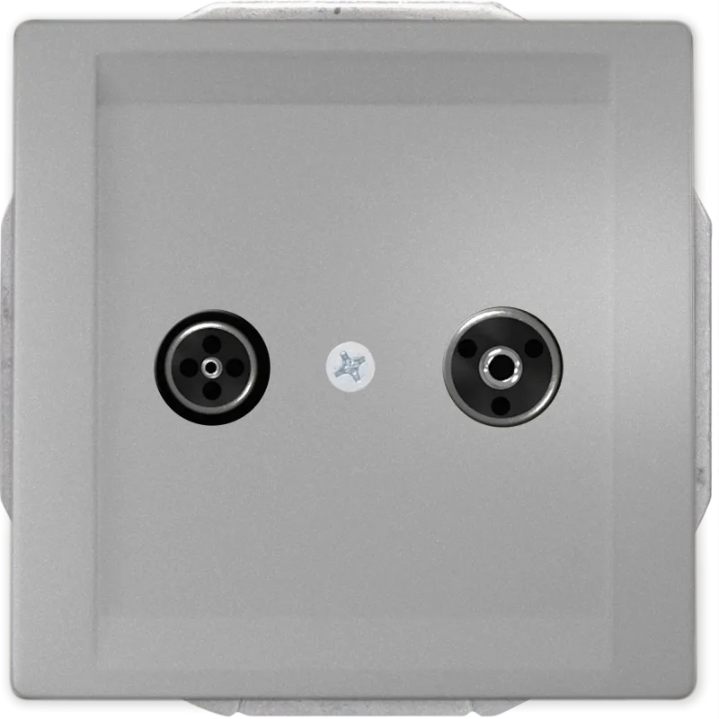 Toma de tv siemens style platino