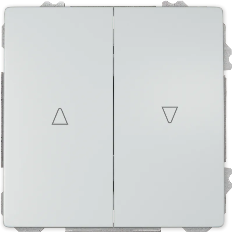 Interruptor doble para persianas siemens style blanco