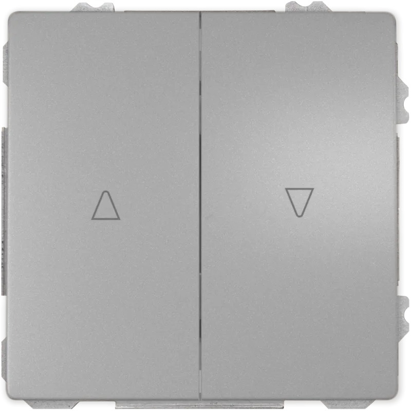 Interruptor doble para persianas siemens style aluminio