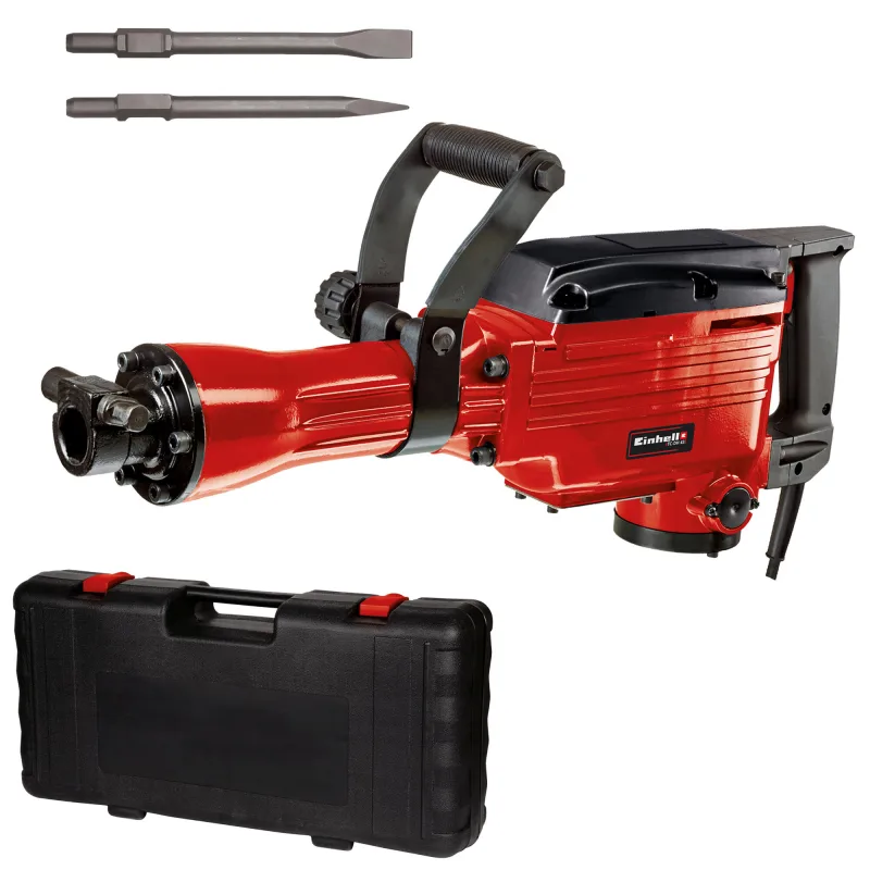 Martillo demoledor einhell tc-dh 43 1600w 43j + accesorios y maletín