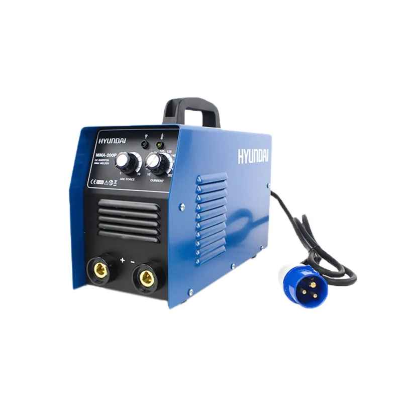 Soldadora inverter hyundai, mma de 200a, elect. 1,6-5mm
