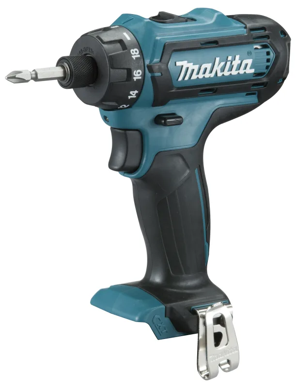 Atornillador a batería makita 12v - sin batería - sin cargador y sin maletín en equipo básico - df033dz