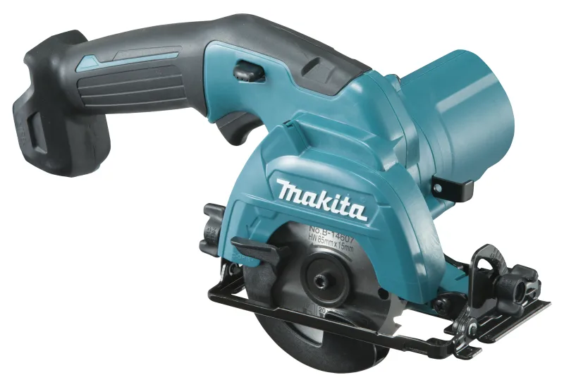 Mini sierra circular de mano a batería makita hs301dz, 12 v ø 85 mm. sin batería