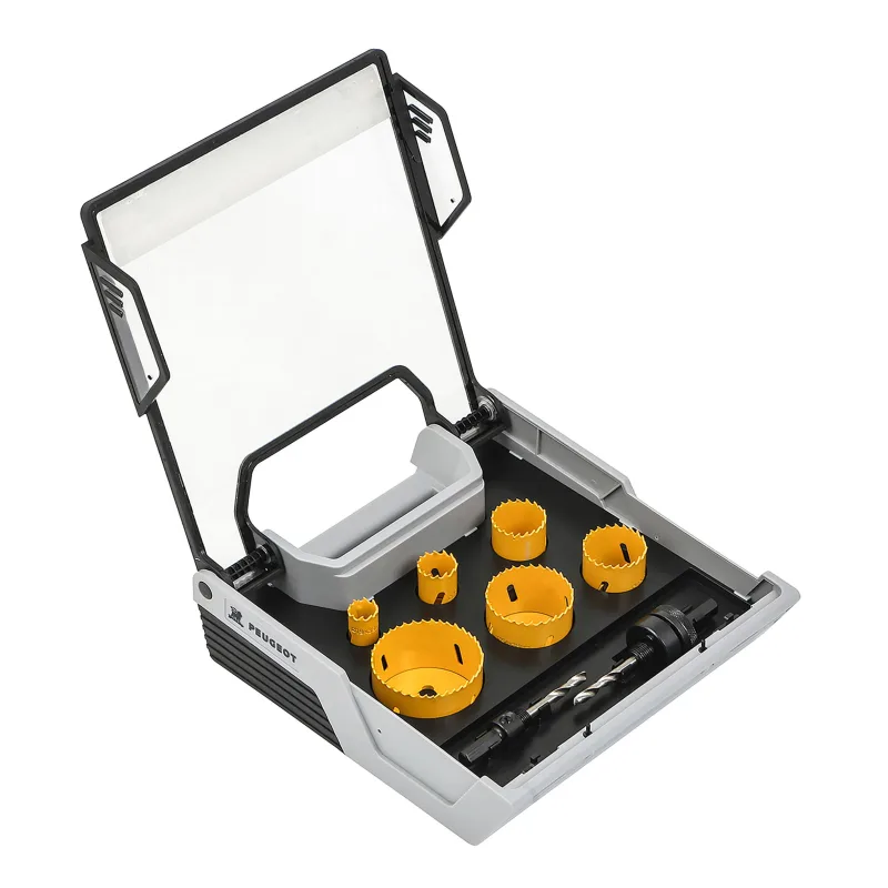 Maletín de 8 piezas peugeot para sierras