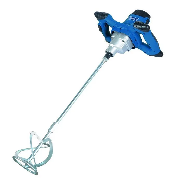 Scheppach mezclador de mortero y pintura 1200 w con segunda turbina 230 v 50 hz pm1200