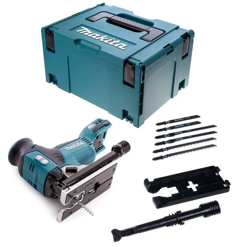 Makita djv 181 zj 18 v li-ion scie sauteuse sans fil + coffret de transport makpac - sans batterie, sans chargeur