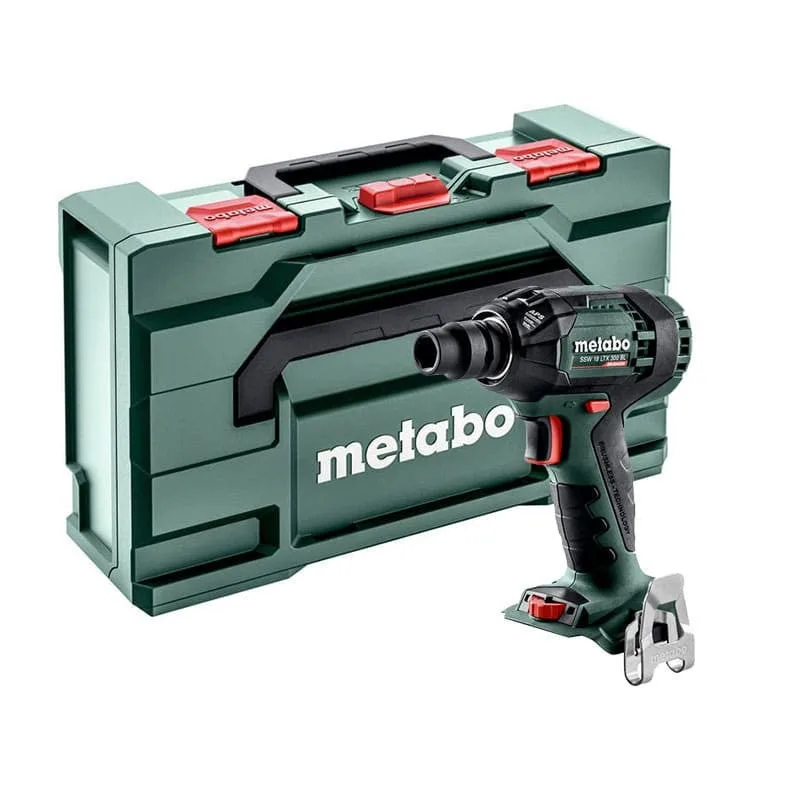 Metabo ssw 18 ltx 300 bl visseuse à chocs sans fil 18v ( 602395840 ) 300nm 1/2 brushless - sans batterie, sans chargeur + coffret de transport