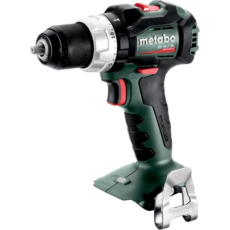 Taladro atornillador metabo bs 18 lt bl 18v, sólo máquina, con metabox