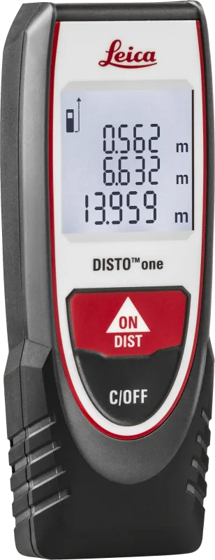 Medidor láser leica disto one 20 metros, precisión ± 2 mm, ip54