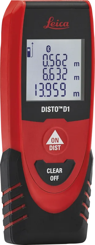 Medidor láser leica disto 1 40 metros con bluetooth, precisión ± 2 mm, ip54