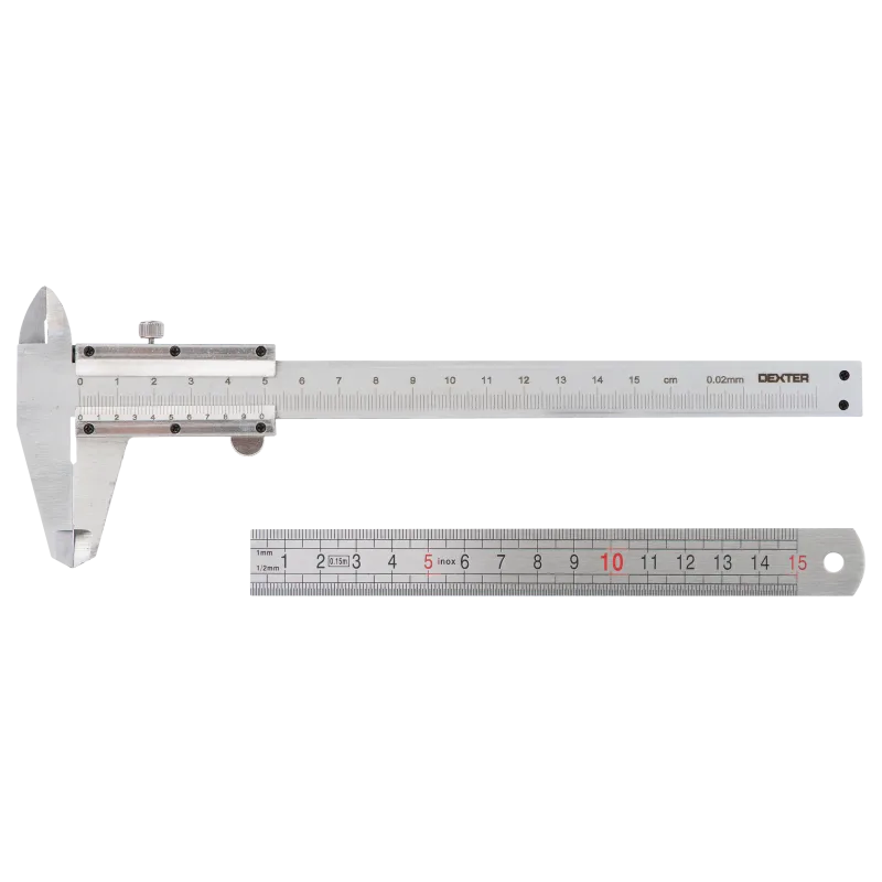 Calibre analógico dexter de 15 cm con precisión 1/50