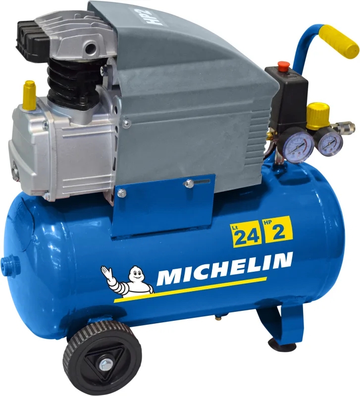 Compresor aceite michelin de 2 cv y 24l de depósito