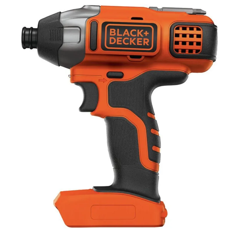 Atornillador de impacto a batería black + decker 18v - sin batería - bdcim18n-xj