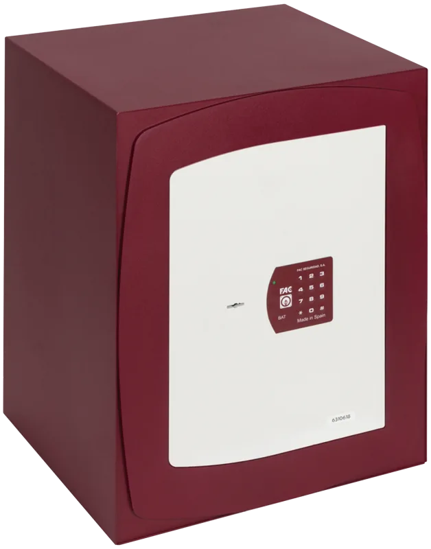 Caja fuerte eléctrica de sobreponer fac red box 4-es