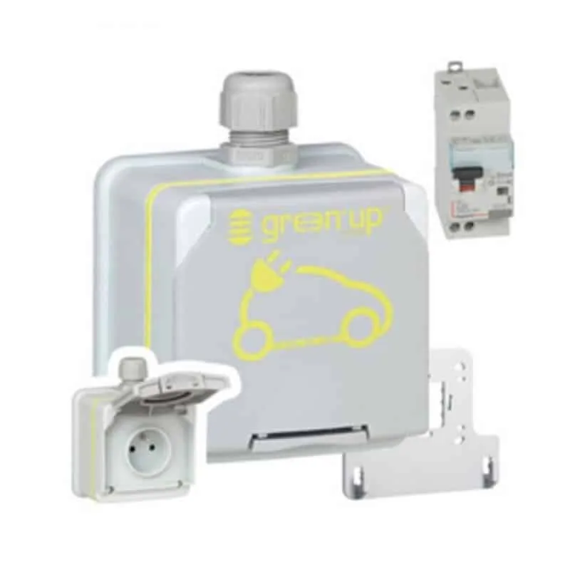 Legrand 090470 green'up access ip66 ik08 kit presa + differenziale pronto per l'installazione (versione tedesca)