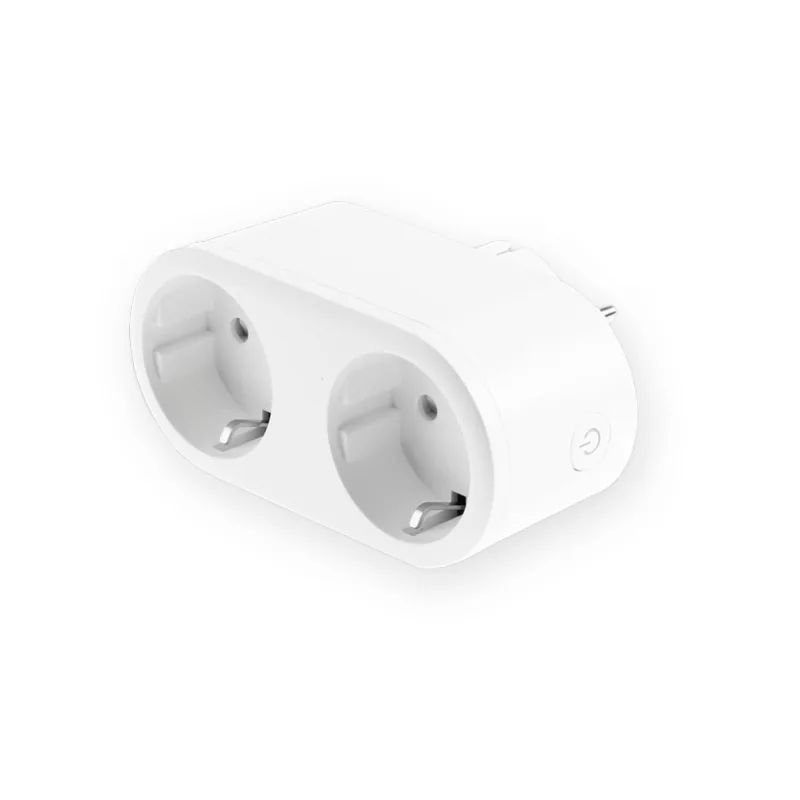 Enchufe wifi doble 16a con medidor de consumo y programable energeeks