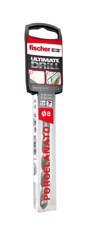 Broca para hormigón enganche cilíndrico ø 8 x l. 125 mm fischer