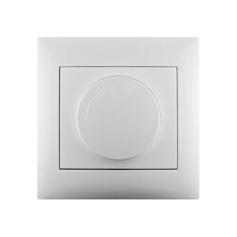 Regulador giratorio monoblock lika color blanco