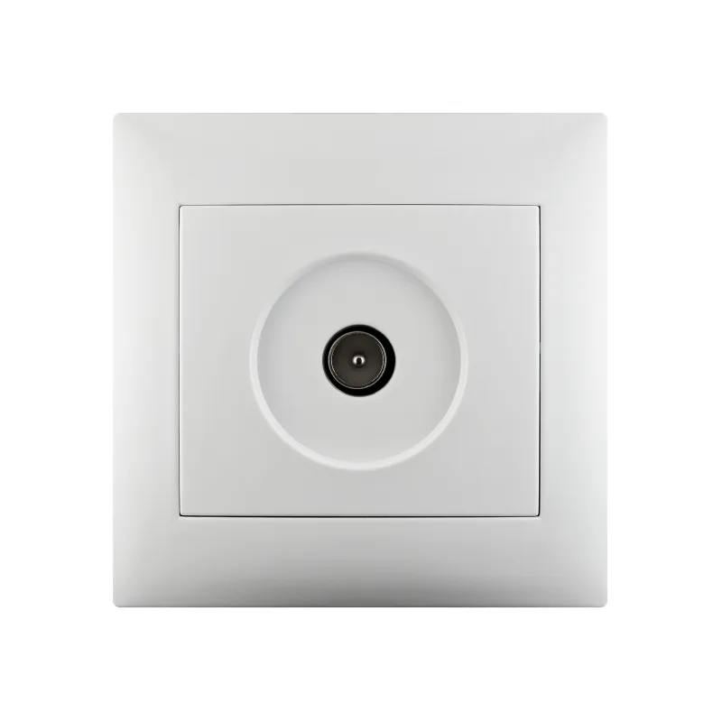 Toma tv final monoblock lika color blanco