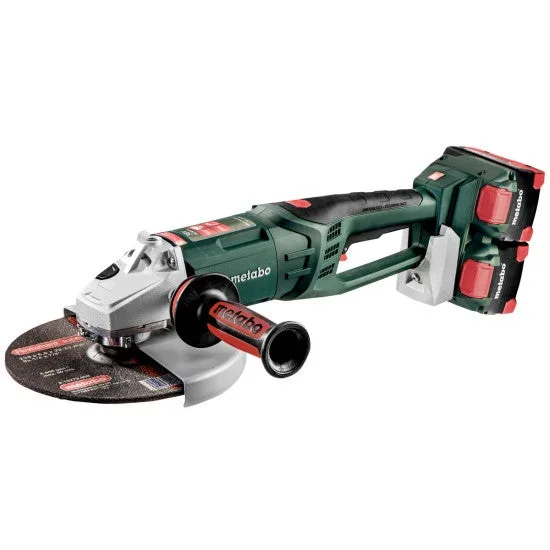 Meuleuse metabo - wpb 36-18v ltx bl 230 4 x 8,0 ah lihd, 2 x asc 145, coffret - 613102810
