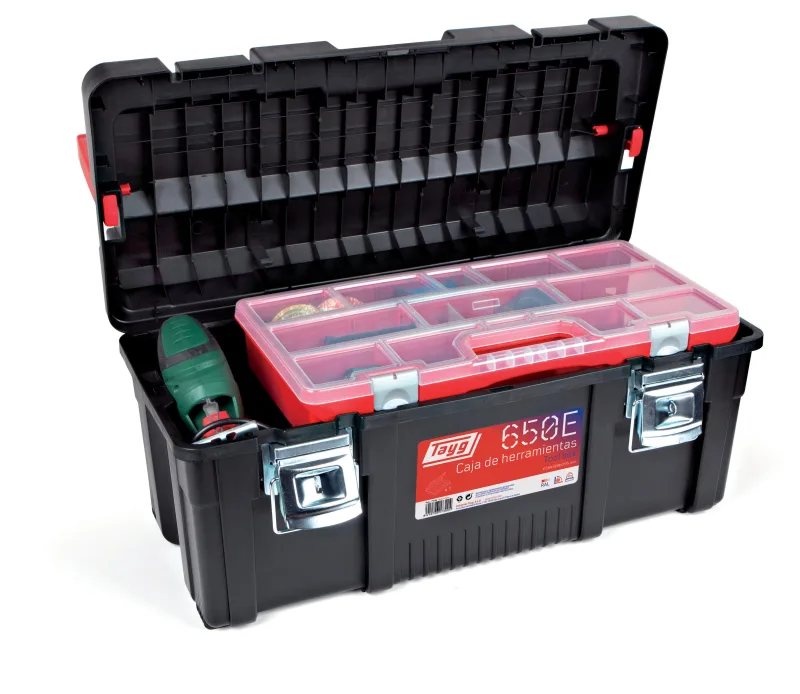 Caja de herramientas tayg 650e con capacidad de 42 litros