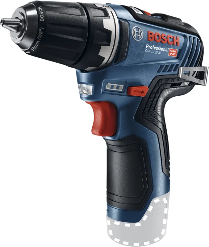 Atornillador a batería bosch professional 12v brushless - sin bateria - caja de cartón - gsr 12v-35 professional