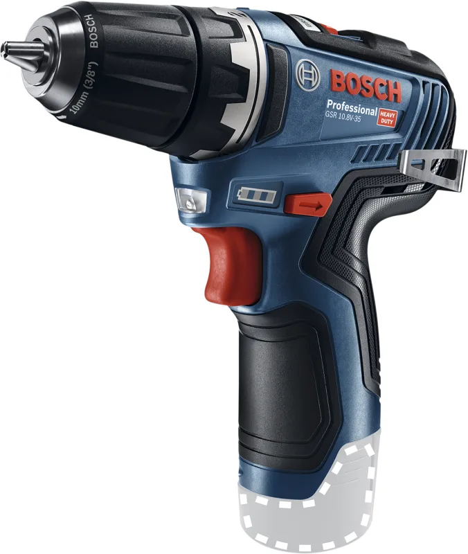 Atornillador a batería bosch professional 12v brushless - sin bateria - gsr 12v-35 fc professional