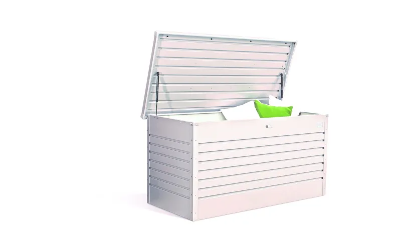 Arcón de metal para exterior biohort 62060 160 x 83 x 79 cm y capacidad de 1040 l