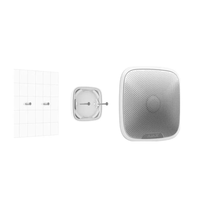 Sirène sans fil ajax streetsiren jeweller (in and out) - blanc