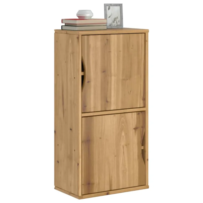 Vidaxl mueble auxiliar odda 40x24x79 cm madera maciza de pino