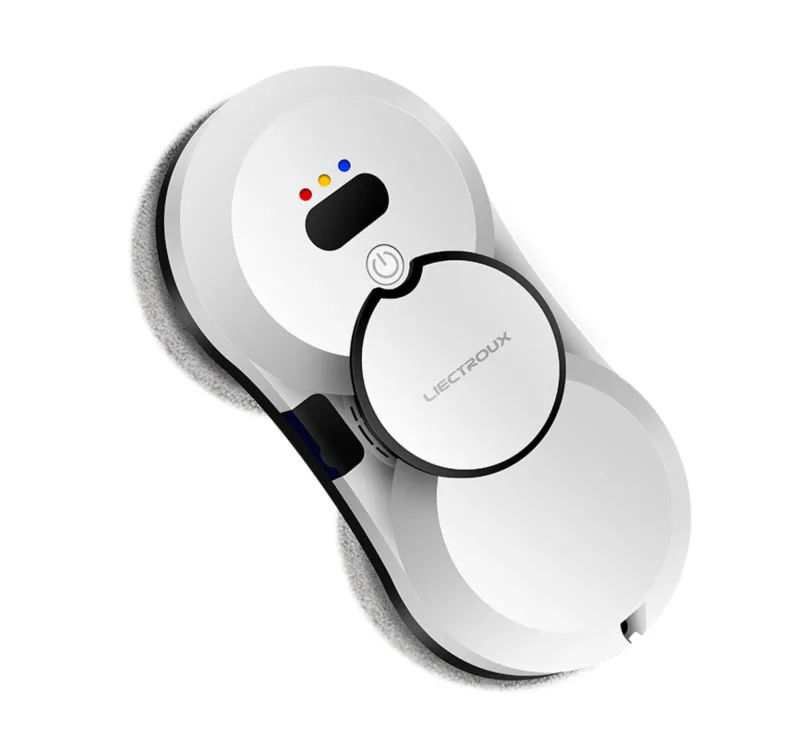 Liectroux hcr-10 robot limpiacristales, 80w de potencia de aspiración de 5600 pa, batería de 500 mah, varios modos de limpieza, mando a distancia