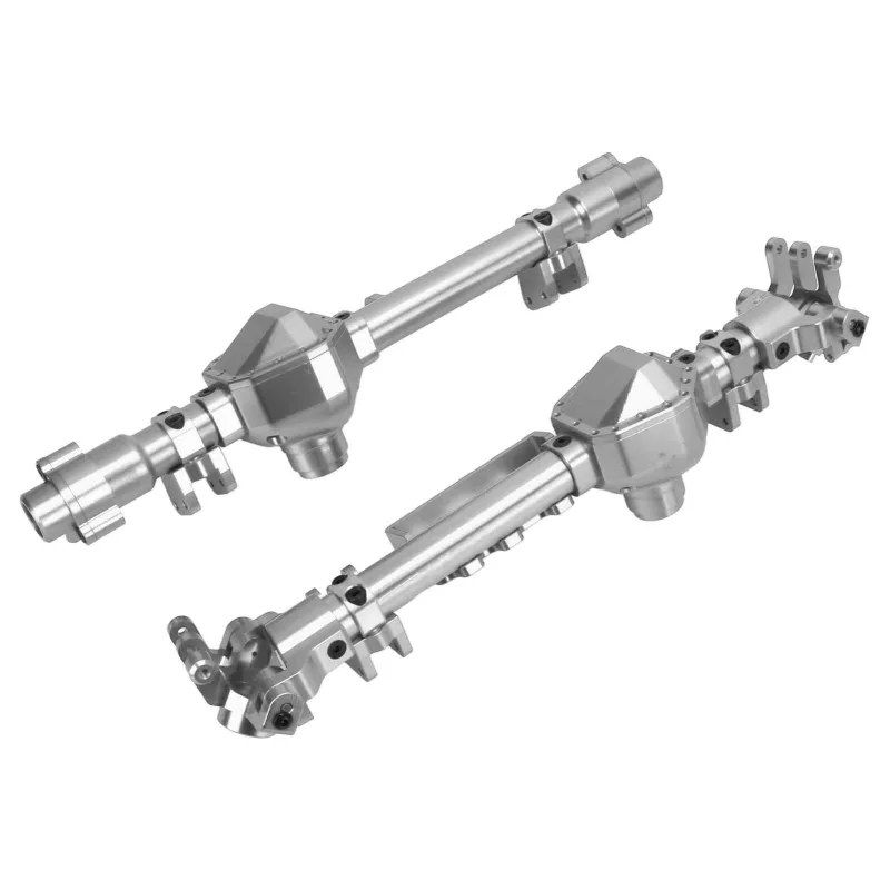 Carcasa de eje de portal delantero y trasero de aluminio para piezas de actualización de control remoto axial rbx10 1/10 - comfortxl