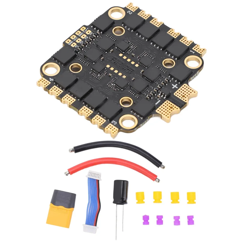 Controlador de velocidad electrónico esc 45a 4 en 1 con espaciado de orificios doble - comfortxl