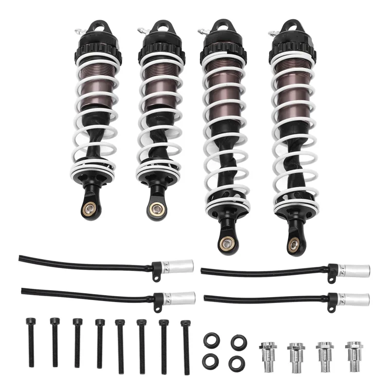 Amortiguadores rc amortiguadores delanteros y traseros resortes amortiguador de aluminio de dos colores para vehículo modelo zd racing dbx-07 1