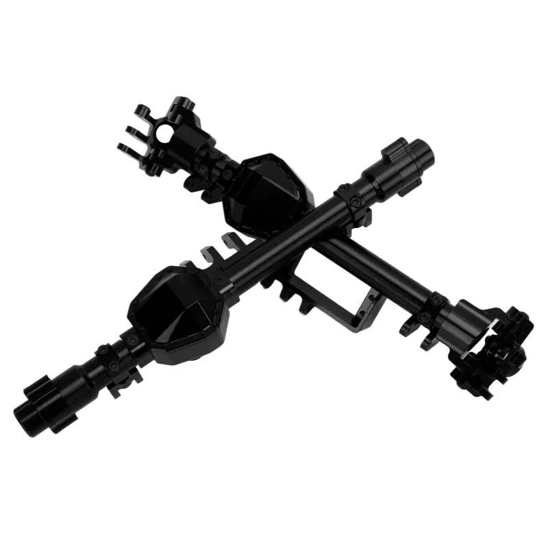 Carcasa de eje de portal delantero y trasero de aluminio para piezas de actualización de control remoto axial rbx10 1/ - comfortxl