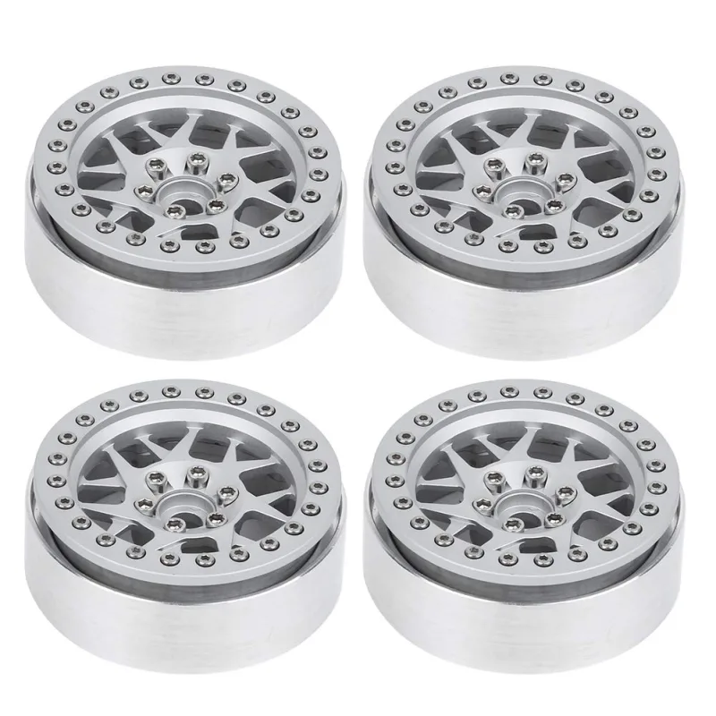 Piezas de actualización de buje de rueda de aleación de aluminio para coche rc scx10 trx4 1/10 - comfortxl