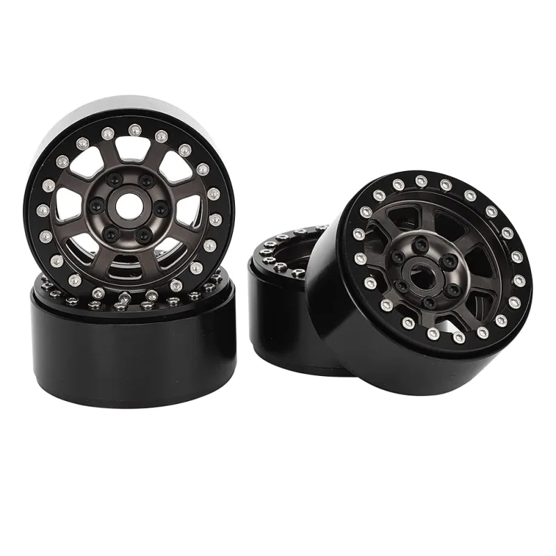 Juego de accesorios de actualización de llantas de metal para coche rc rgt 86100 1/10 estable y de fácil instalación adecuado para entusiastas