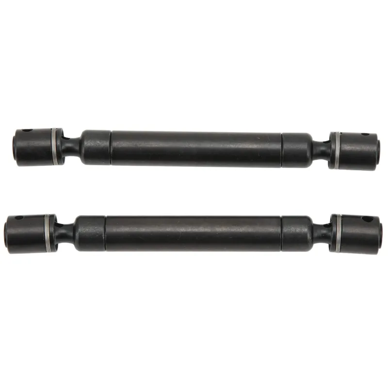 Eje de transmisión cvd delantero y trasero rc de alta capacidad de carga y estabilidad, negro, 2 piezas para axial 1/6 sc - comfortxl
