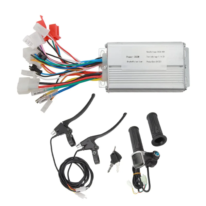 Controlador de motor sin escobillas, aleación de aluminio 250w dc 36v 48v paraeléctrico - comfortxl